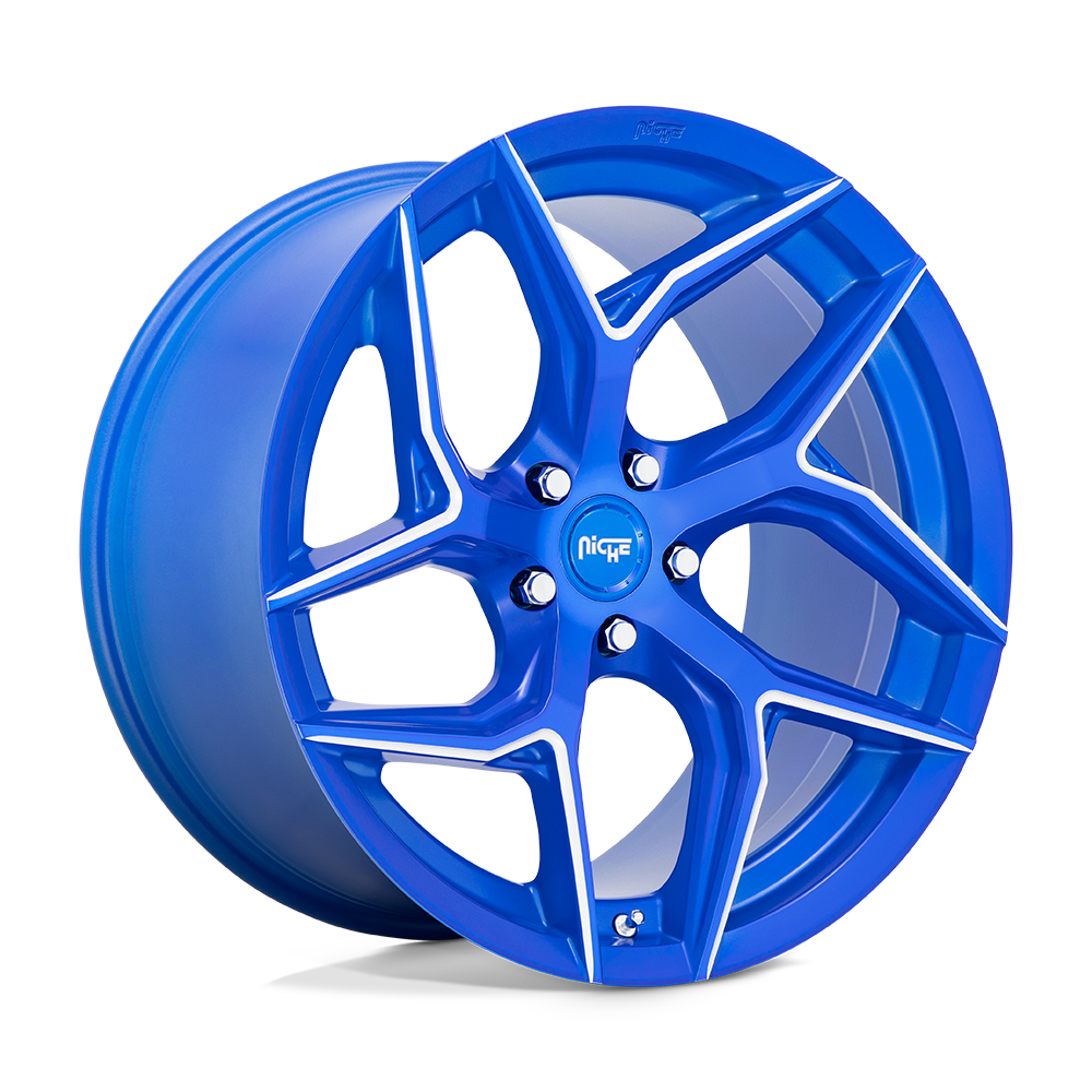 Niche M2682005F8+27 - M268 Torsion 20X10.5 Anodized Blue Milled Niche M2682005F8+27 - M268 Torsion 20X10.5 Anodized Blue Milled