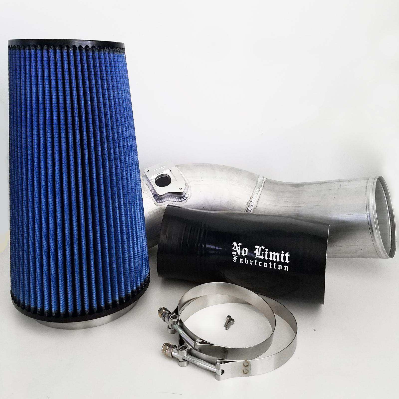 No Limit Fabrication 60CAIRO - 6.0 Cold Air Intake 03-07 Ford Super Duty Power Stroke Raw Oiled Filter No Limit Fabrication 60CAIRO - 6.0 Cold Air Intake 03-07 Ford Super Duty Power Stroke Raw Oiled Filter
