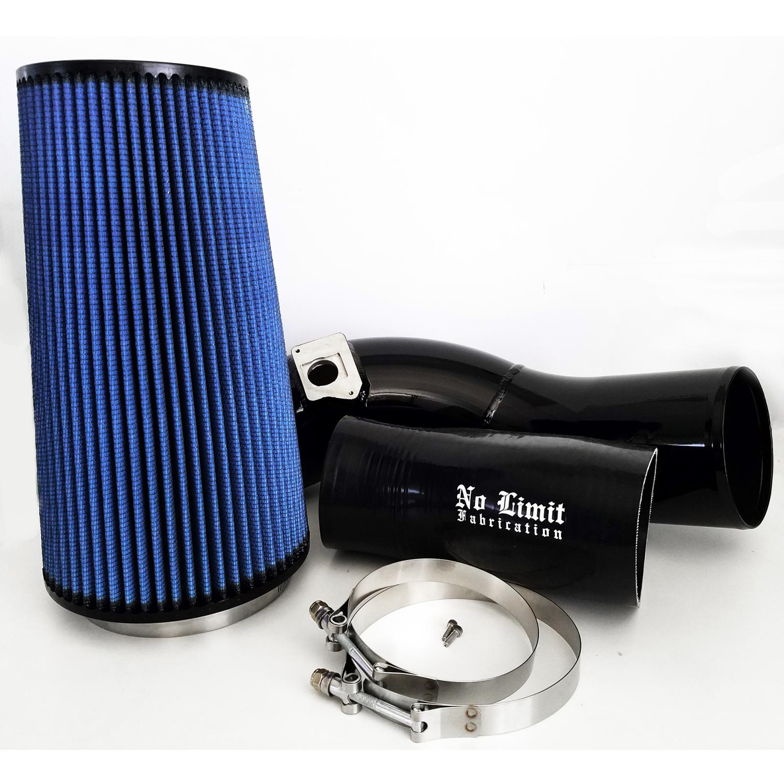 No Limit Fabrication 60CAIBO - 6.0 Cold Air Intake 03-07 Ford Super Duty Power Stroke Black Oiled Filter No Limit Fabrication 60CAIBO - 6.0 Cold Air Intake 03-07 Ford Super Duty Power Stroke Black Oiled Filter