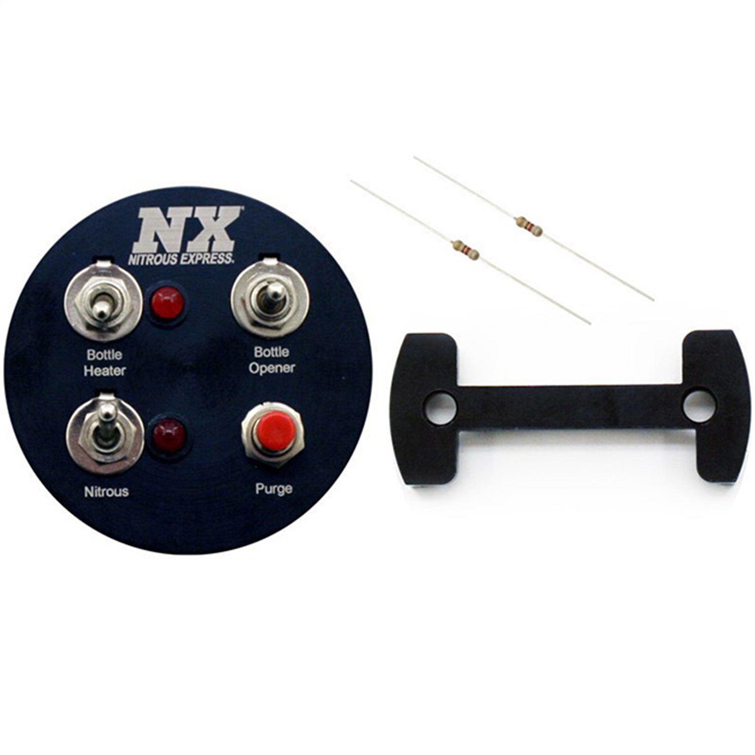 Nitrous Express 15792 - Gauge Pod Switch Panel (For 2-1/16in Gauge Pods)