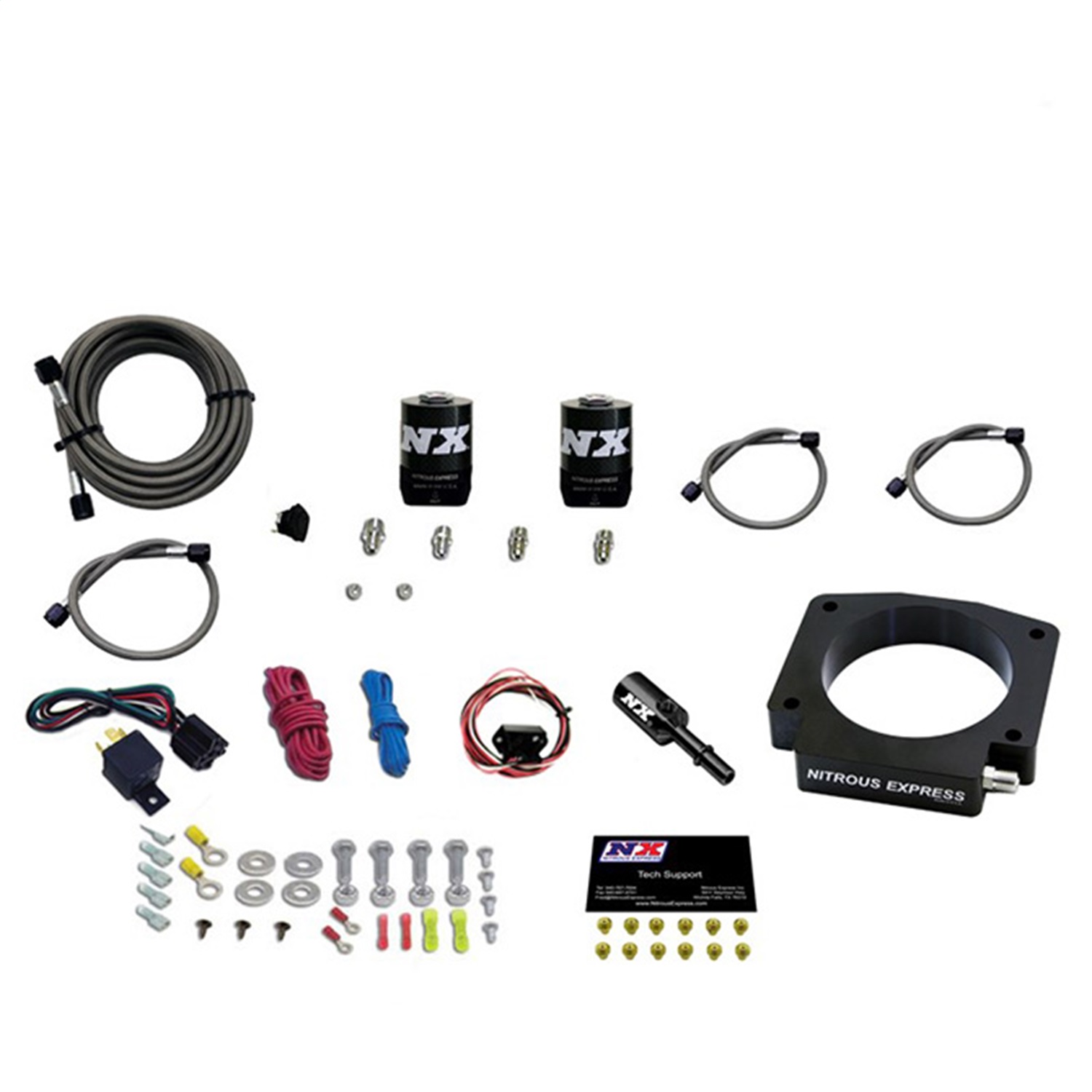 Nitrous Express 20953-00 - 15-17 Ford Mustang GT350 5.2L Nitrous Plate Kit w/o w/o Bottle