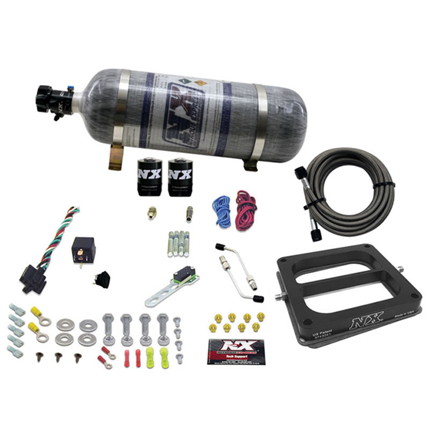 Nitrous Express 30075-12 - Dominator/Alcohol Nitrous Kit (50-300HP) w/Composite Bottle Nitrous Express 30075-12 - Dominator/Alcohol Nitrous Kit (50-300HP) w/Composite Bottle