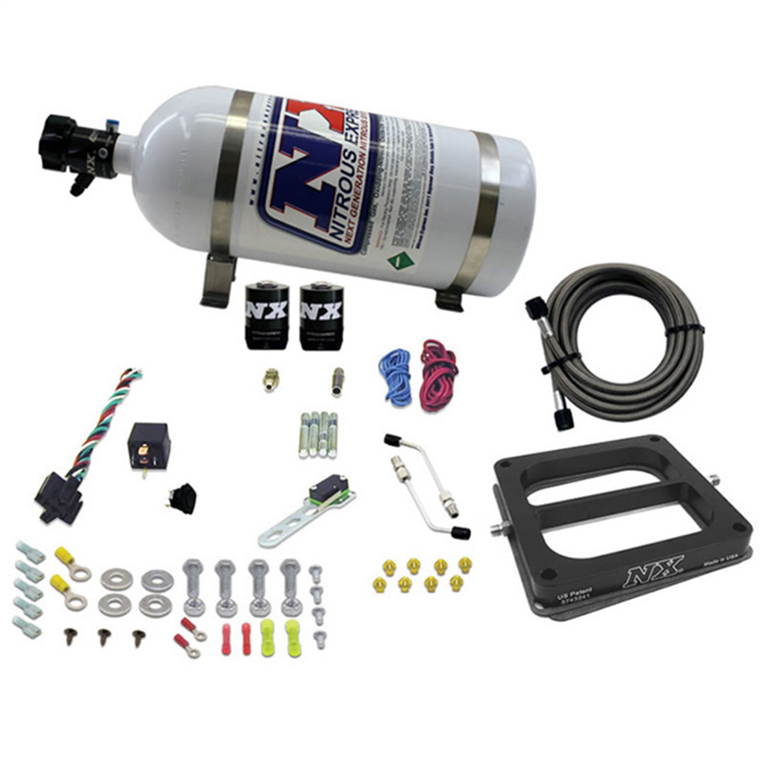 Nitrous Express 40070-10 - Dominator Hitman Nitrous Kit (100-200HP) w/10lb Bottle Nitrous Express 40070-10 - Dominator Hitman Nitrous Kit (100-200HP) w/10lb Bottle