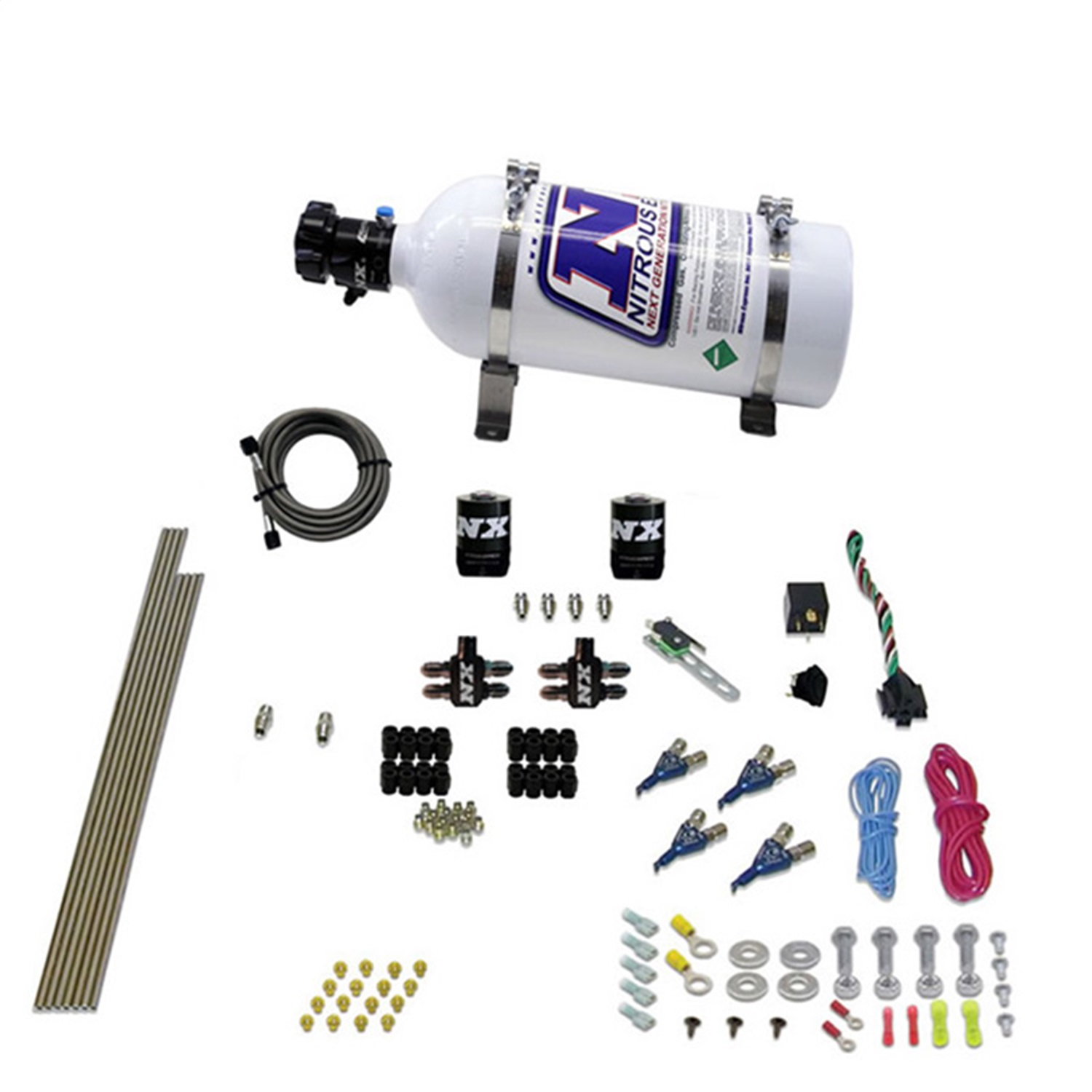 Nitrous Express 80004-05 - 4 Cyl Gas Nitrous Kit (100-250HP) w/5lb Bottle Nitrous Express 80004-05 - 4 Cyl Gas Nitrous Kit (100-250HP) w/5lb Bottle