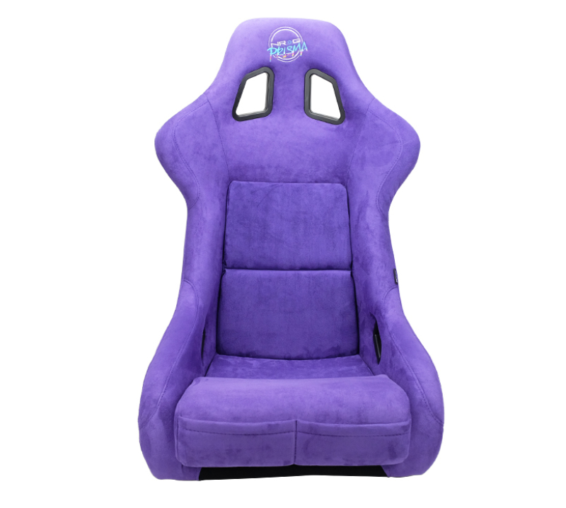 NRG FRP-302PP-PRISMA - FRP Bucket Seat PRISMA Edition W/ pearlized Back Purple Alcantara - Large NRG FRP-302PP-PRISMA - FRP Bucket Seat PRISMA Edition W/ pearlized Back Purple Alcantara - Large