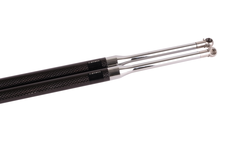 NRG HD-130CF - Carbon Fiber Hood Damper Kit - 02+ Acura RSX (Half Pressure Shocks for CF Hood)