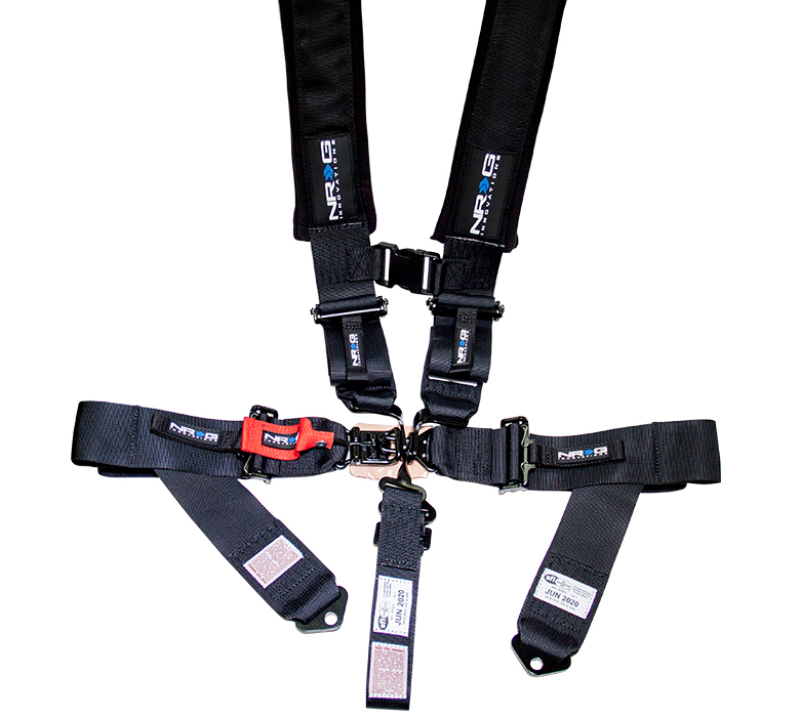 NRG SBH-5PCBK - SFI 16.1 5PT 3in. Seat Belt Harness / Latch Link - Black NRG SBH-5PCBK - SFI 16.1 5PT 3in. Seat Belt Harness / Latch Link - Black