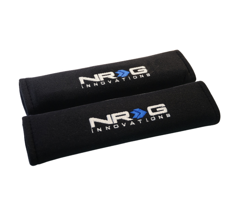 NRG SBP-27BK - Seat Belt Pads 2.7in. W x 11in. L (Black) Short - 2pc NRG SBP-27BK - Seat Belt Pads 2.7in. W x 11in. L (Black) Short - 2pc