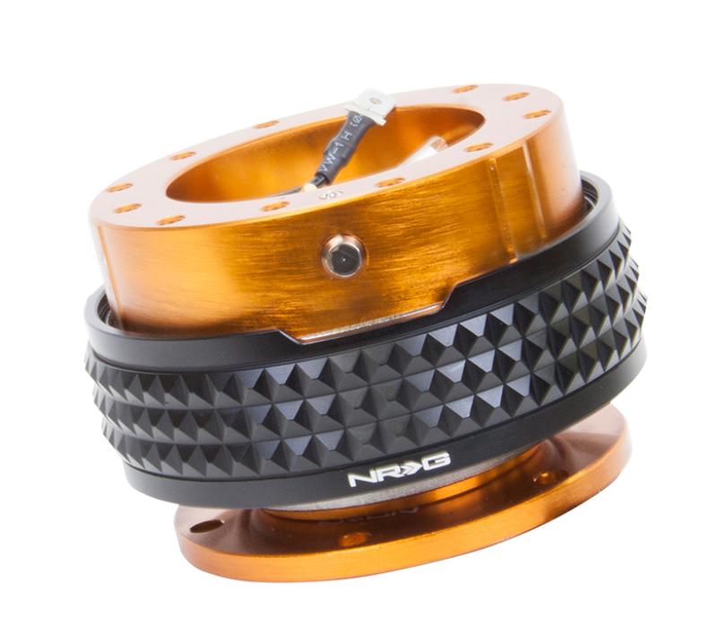 NRG SRK-210RG/BK - Quick Release Kit - Pyramid Edition - Rose Gold Body / Black Pyramid Ring NRG SRK-210RG/BK - Quick Release Kit - Pyramid Edition - Rose Gold Body / Black Pyramid Ring