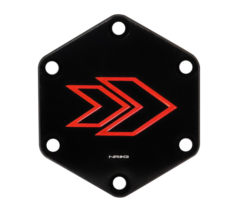 NRG STR-620RD - Engraved Arrow Horn Delete Button-RED NRG STR-620RD - Engraved Arrow Horn Delete Button-RED