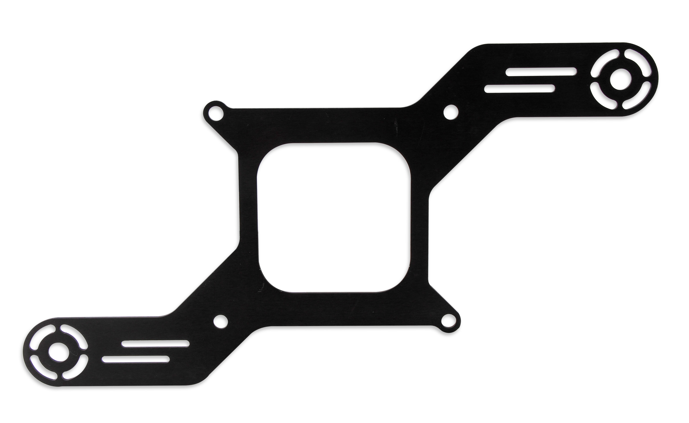 NOS 16527NOS - 4150 Flange Dual Solenoid Bracket, Diagonal