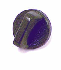 Omix 13318.01 - Interior Windshield Knob Black 76-86 CJ Models Omix 13318.01 - Interior Windshield Knob Black 76-86 CJ Models
