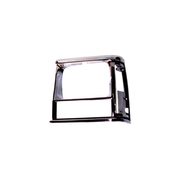 Omix 12419.13 - LH Chrome Blk Headlight Bezel 84-01 Cherokee (XJ) Omix 12419.13 - LH Chrome Blk Headlight Bezel 84-01 Cherokee (XJ)