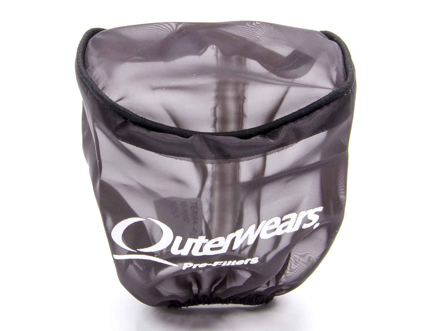 Outerwears 10-1052-01 - Pre-Filter Black 3.5in Dia x 4in L w/Top Black