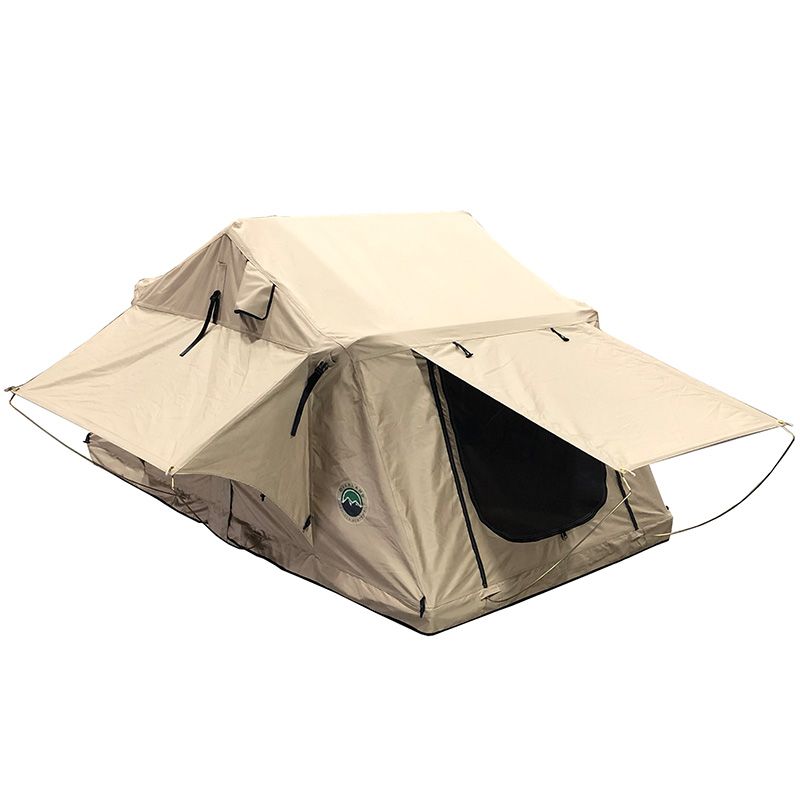 Overland Vehicle Systems 18119933 - TMBK Roof Top Tent  OVS 3 Person w/ Green Rain Fly