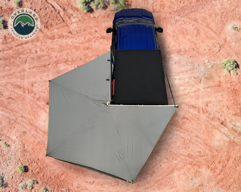Overland Vehicle Systems 19559907 - 270 Degree Awning Free Standing - Nomadic 270 LT - Dark Gray