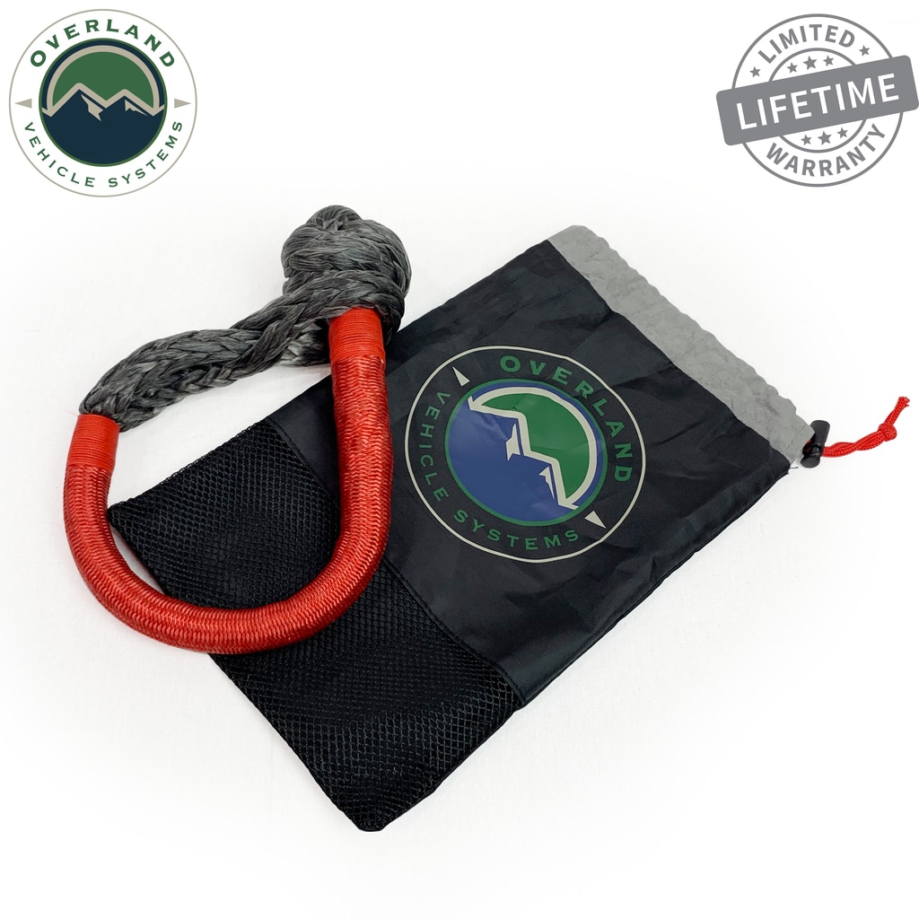 Overland Vehicle Systems 19149903 - Soft Recovery Shackle With A Breaking Strength of 44,500 lbs