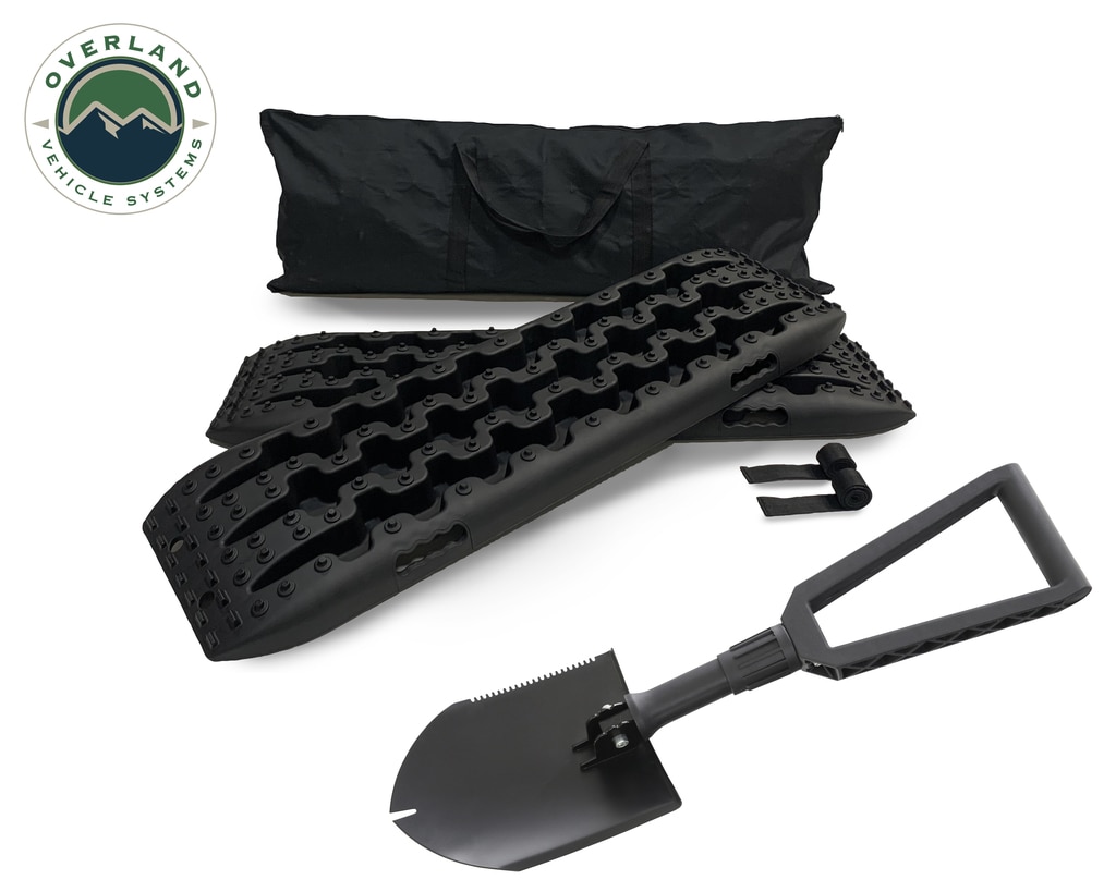 Overland Vehicle Systems 22-4969 - Combo Kit with Recovery Ramp and Multi Functional Shovel