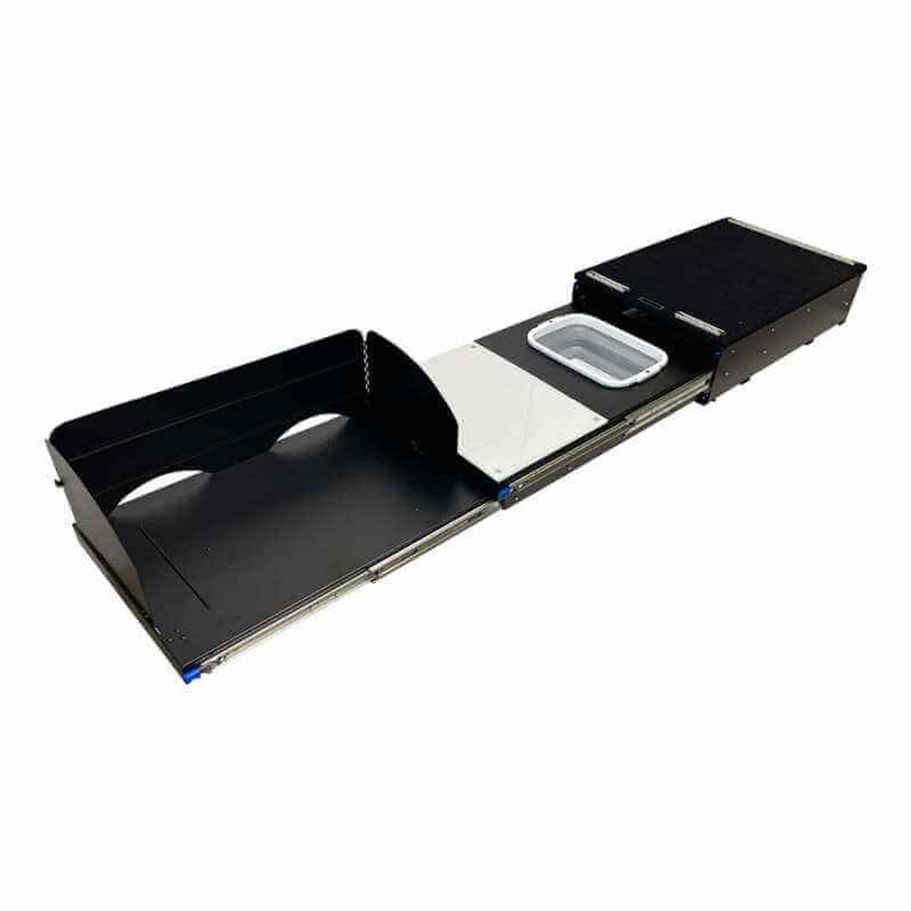 Overland Vehicle Systems 21010401 - Cargo Box Kitchen With Slide Out Sink, Cooking Shelve and Slide Out Work Station Overland Vehicle Systems 21010401 - Cargo Box Kitchen With Slide Out Sink, Cooking Shelve and Slide Out Work Station