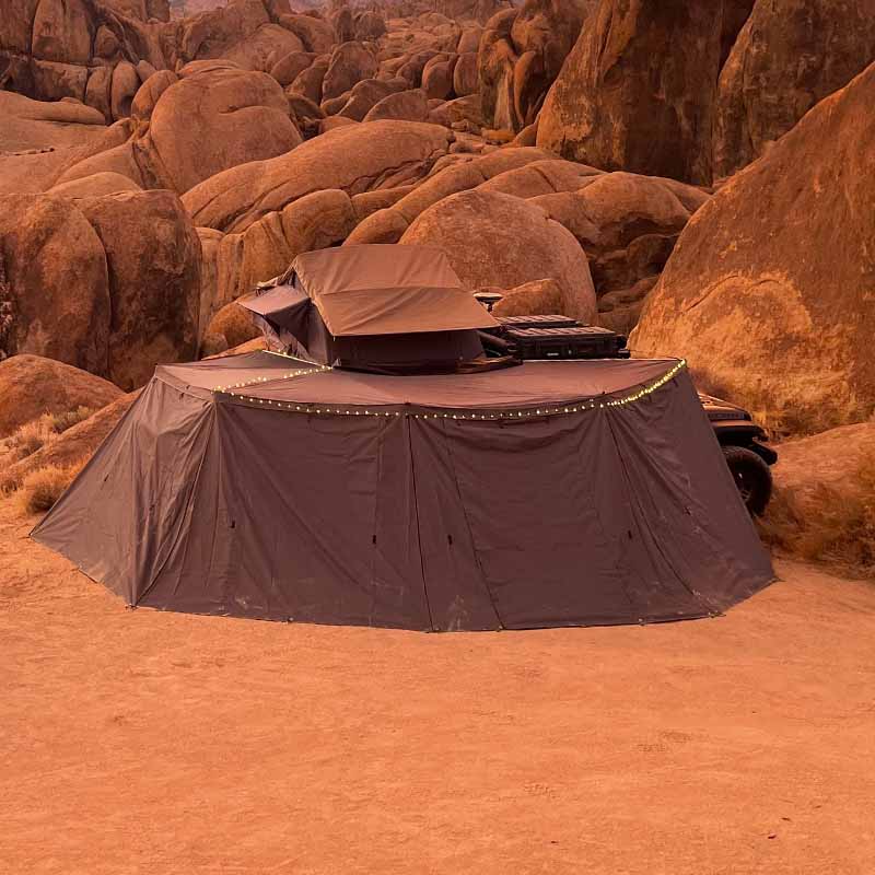 Overland Vehicle Systems 19549908 - Nomadic 270 Awning Wall Kit for Passenger Side Overland Vehicle Systems 19549908 - Nomadic 270 Awning Wall Kit for Passenger Side