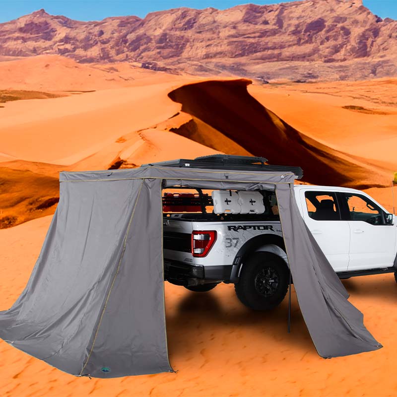 Overland Vehicle Systems 19589908 - Awning Wall 2 Piece Kit for Passenger Side 270 Awning Wall