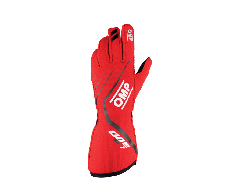 OMP Racing IB0-0771-A01-061-S - OMP One Evo X Gloves Red - Size S (Fia 8856-2018)