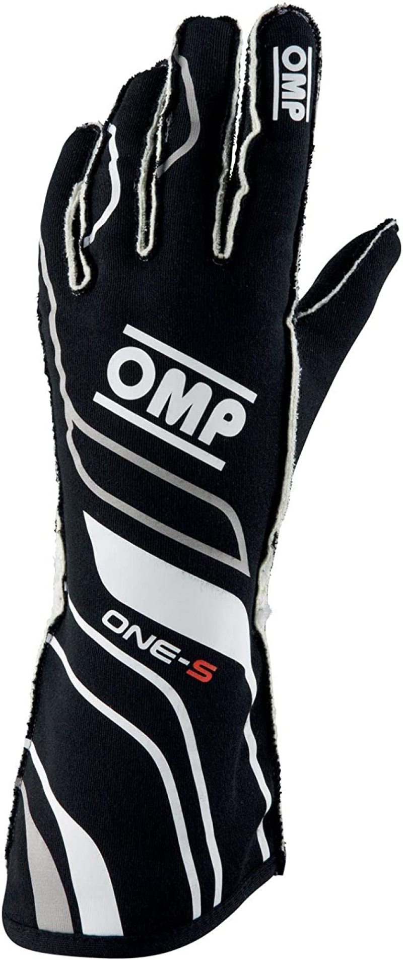 OMP Racing IB0-0770-A01-071-L - OMP One-S Gloves Black - Size L Fia 8556-2018