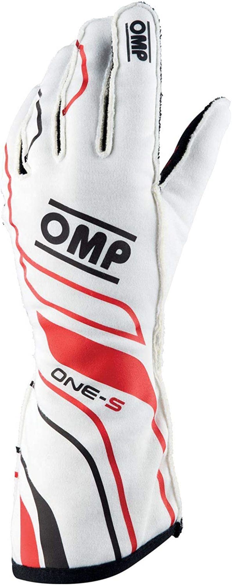 OMP Racing IB0-0770-A01-020-S - OMP One-S Gloves White - Size S Fia 8556-2018