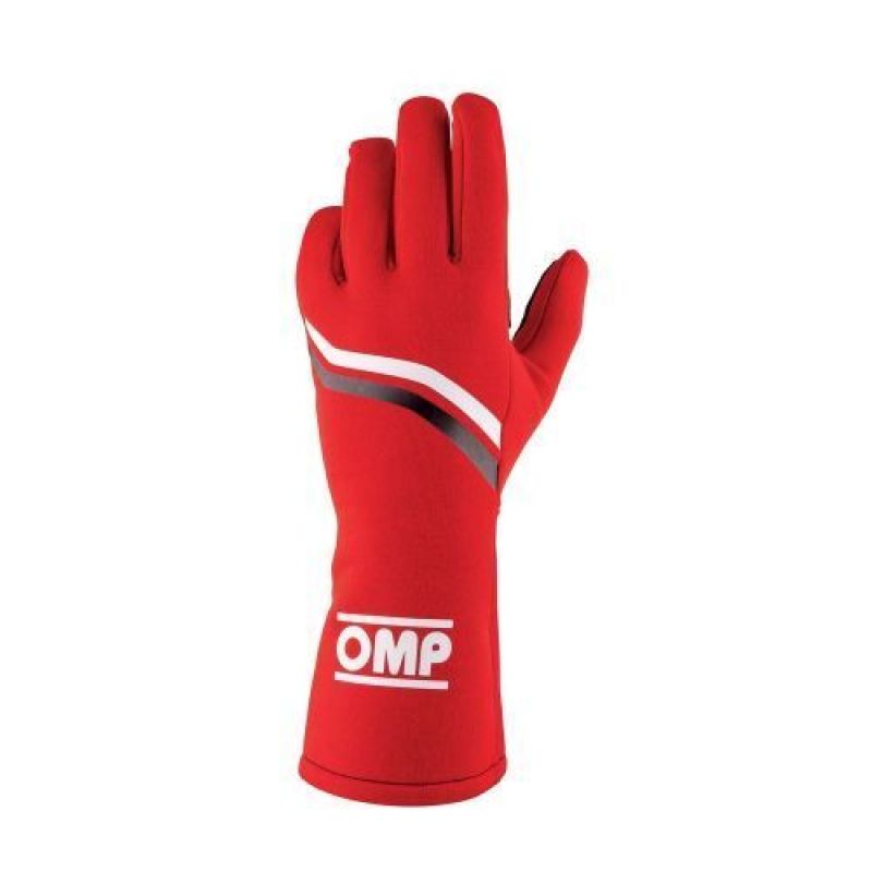OMP Racing IB0-0746-B01-061-M - OMP Dijon Gloves My2021 Red - Size M (Fia 8856-2018)