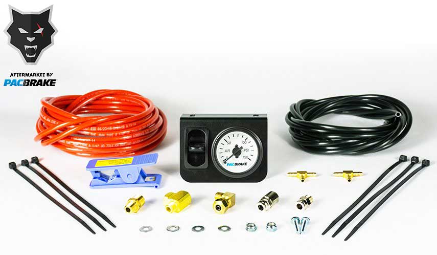Pacbrake HP10133 - Paddle Valve In Cab Control Kit Dash Switch For Simultaneous Activation
