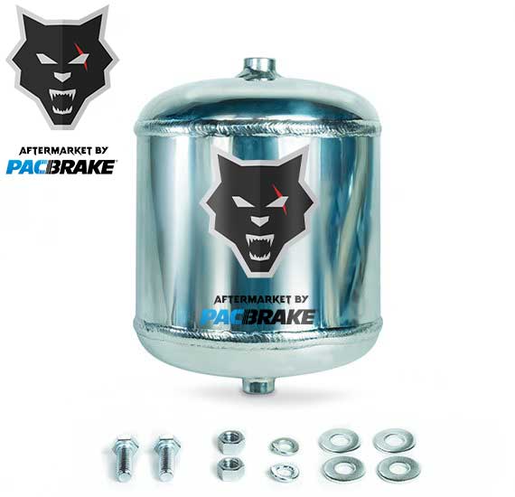Pacbrake HP10263 - 1/2 Gallon Aluminum Basic Air Tank Kit Pacbrake HP10263 - 1/2 Gallon Aluminum Basic Air Tank Kit
