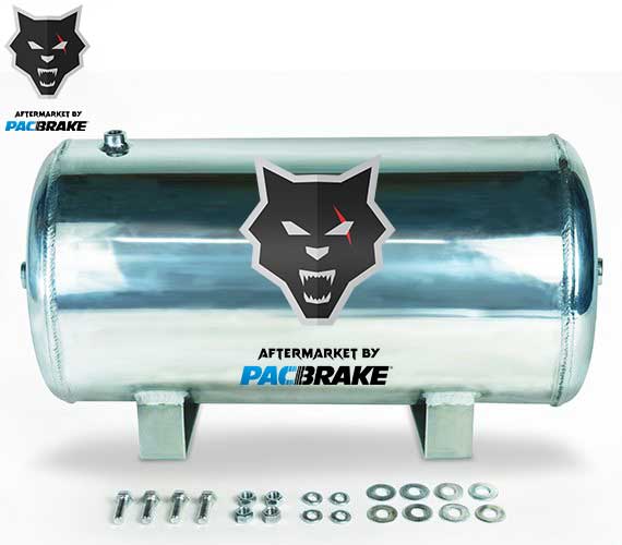 Pacbrake HP10265 - 5 Gallon Aluminum Basic Air Tank Kit Tank and Hardware Only