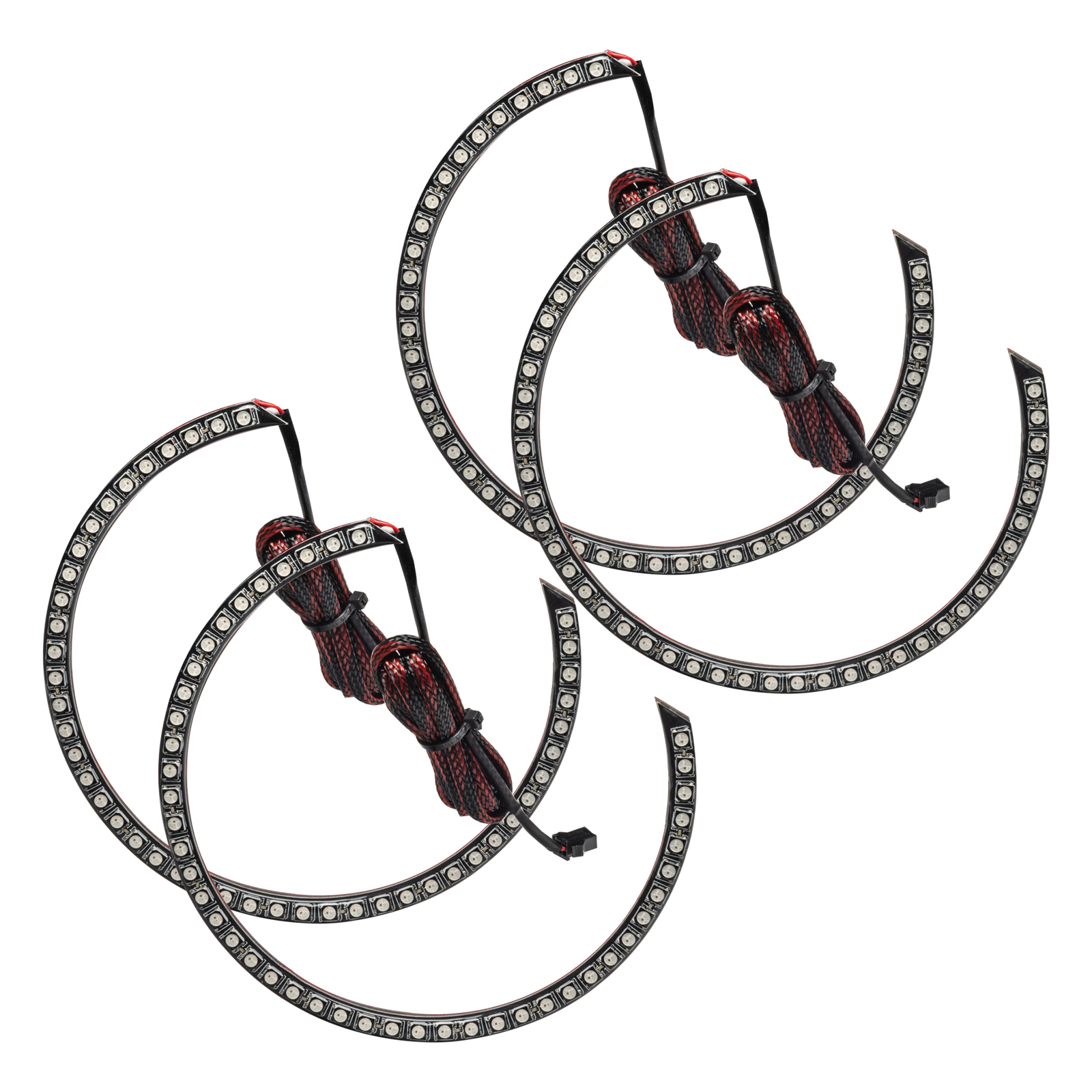 ORACLE Lighting 1292-332 - 08-14 Dodge Challenger Dynamic Surface Mount Headlight Halo Kit - - Dynamic