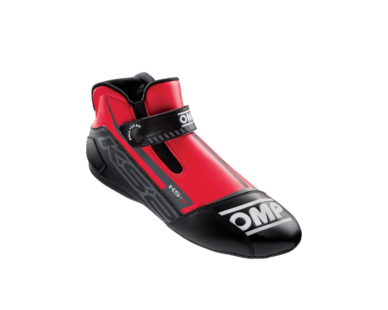 OMP Racing KC0-0825-A01-060-32 - OMP KS-2 Shoes My2021 Red/Black - Size 32