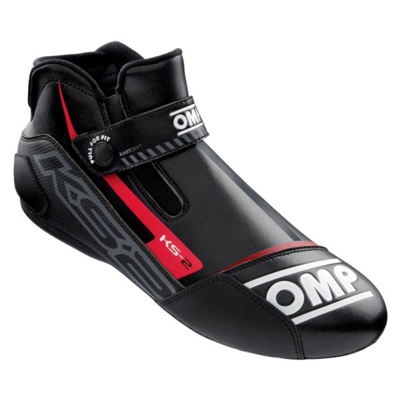 OMP Racing KC0-0825-A01-071-34 - OMP KS-2 Shoes My2021 Black - Size 34