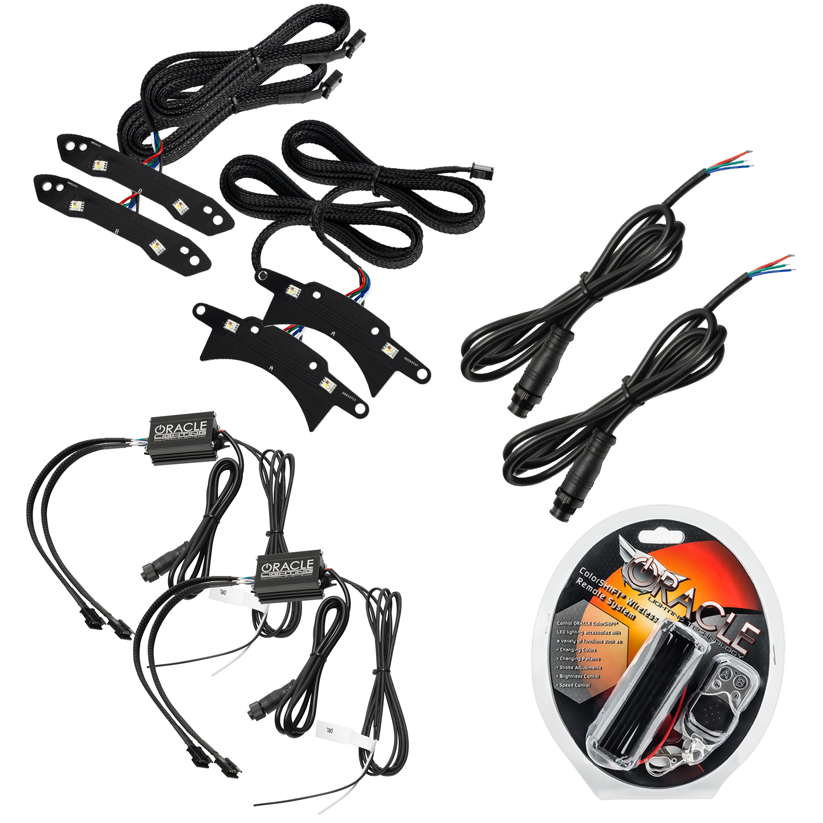 ORACLE Lighting 1329-330 - 15-21 Dodge Challenger RGB+W Headlight DRL Upgrade Kit - ColorSHIFT ORACLE Lighting 1329-330 - 15-21 Dodge Challenger RGB+W Headlight DRL Upgrade Kit - ColorSHIFT