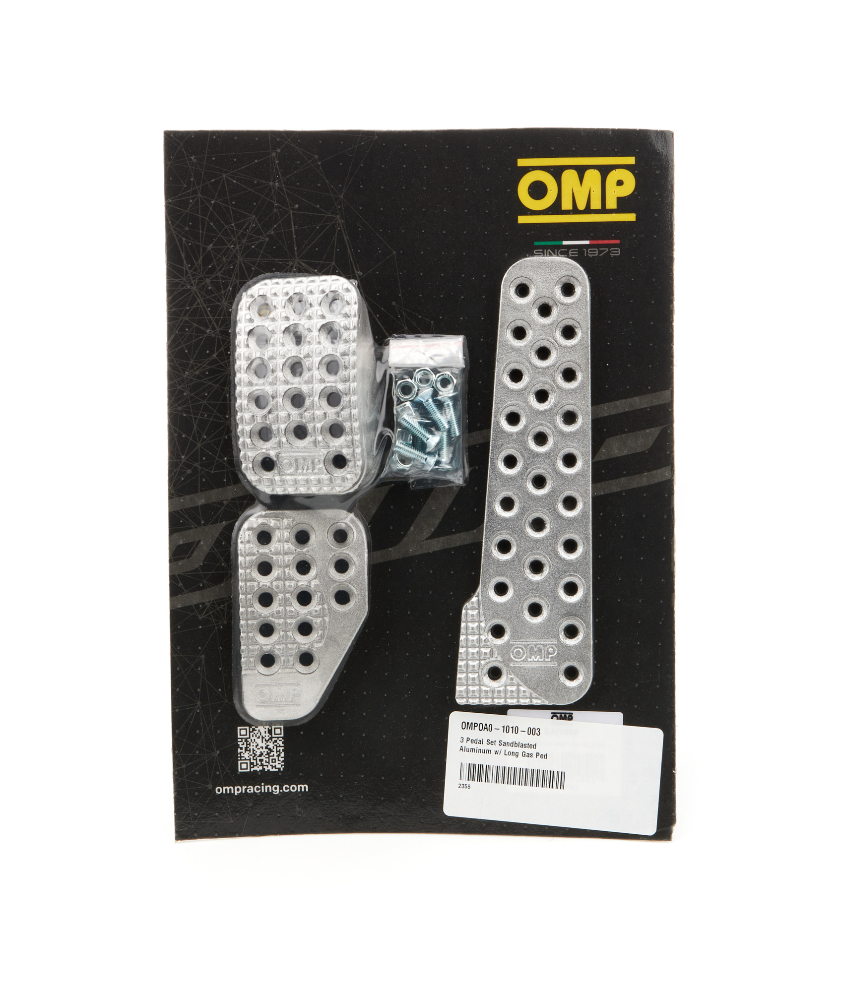 OMP Racing OA0-1010-003 - OMP Aluminum Racing Pedals (Set of 3)