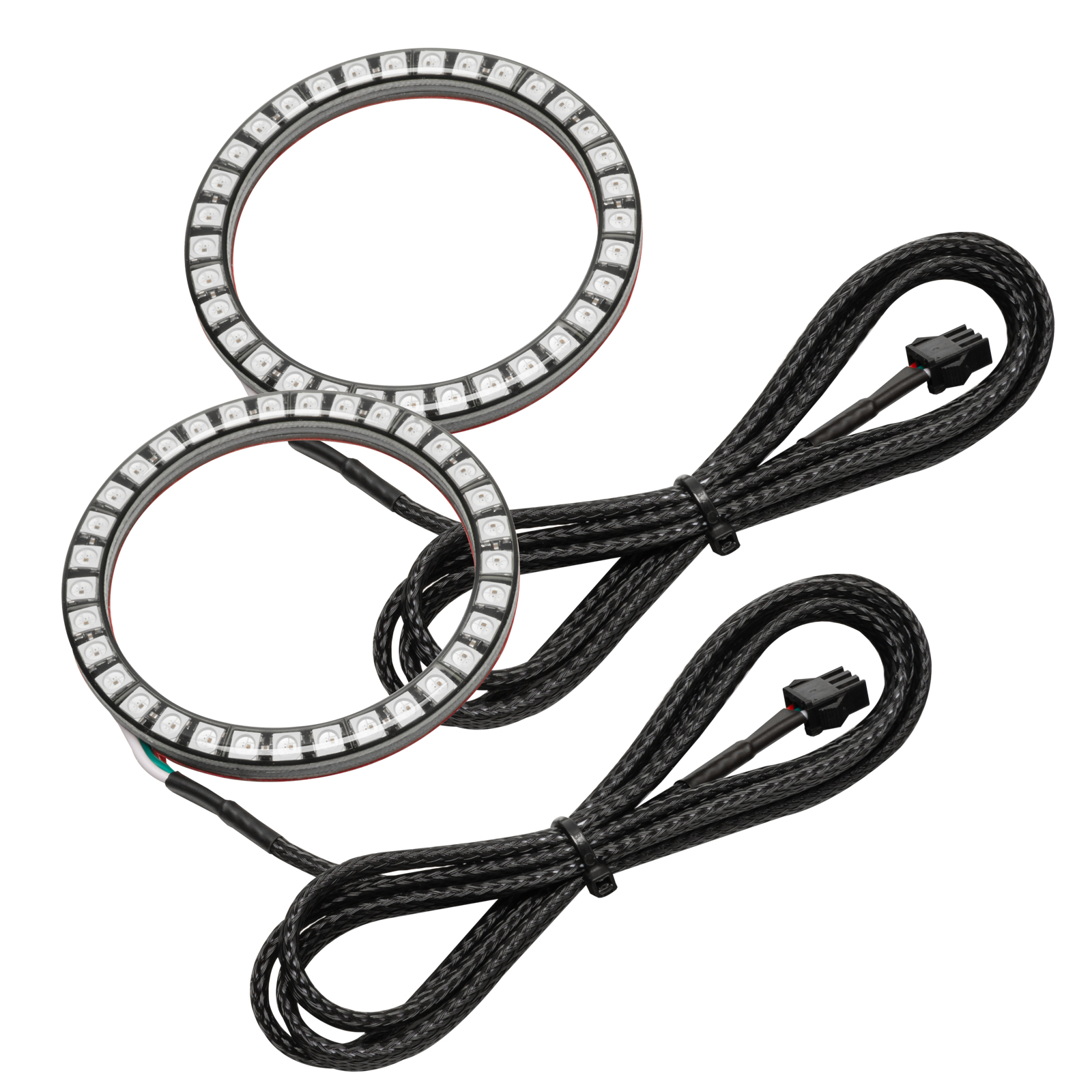 ORACLE Lighting 1458-332 - 0814 Dodge Challenger Dynamic Surface Mount Headlight/Fog Light Halo Kit COMBO