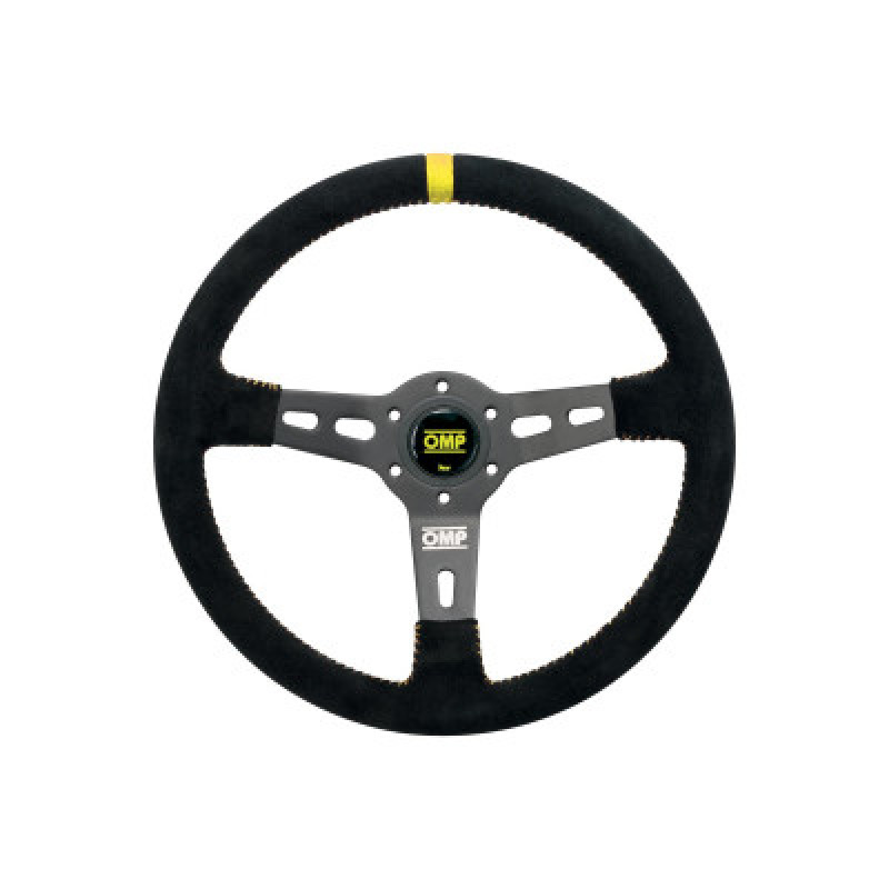 OMP Racing OD0-2055-071 - OMP RS Steering Wheel Black/Yellow D 350 OMP Racing OD0-2055-071 - OMP RS Steering Wheel Black/Yellow D 350