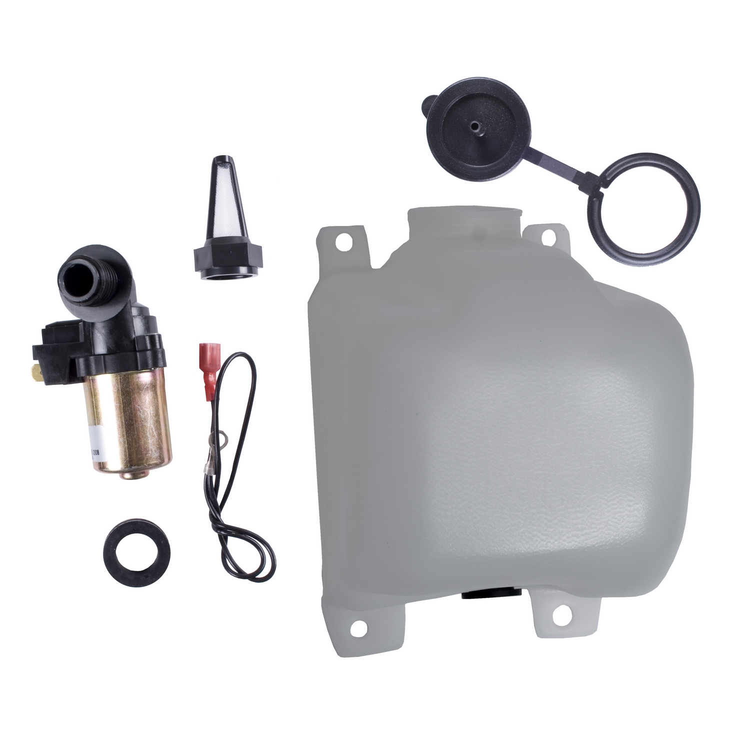 Omix 19107.03 - OEM Washer Bottle Kit w/ Pump & Filter 72-86 CJ