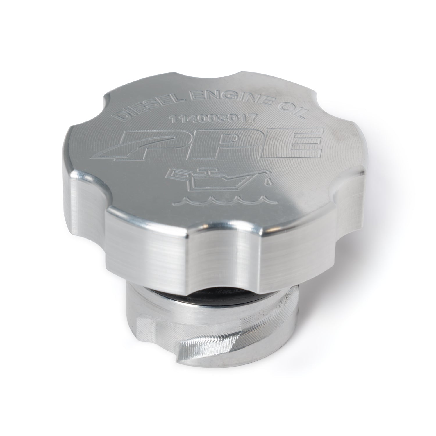 PPE 114003017 - 2001-2023 GM 6.6L/3.0L Duramax Billet Aluminum Engine Oil Filler Cap