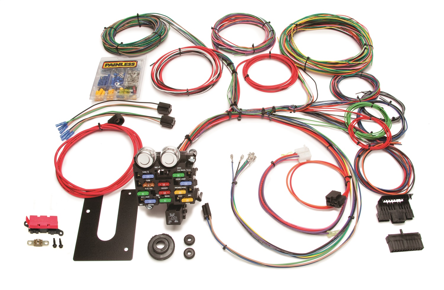 Painless Wiring 10101 - 21 Circuit Classic Customizable Chassis Harness
