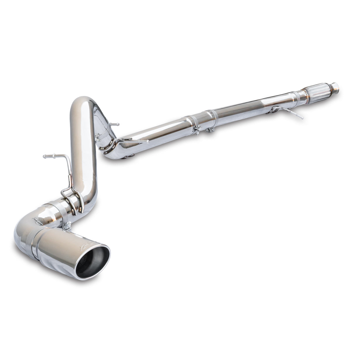PPE 117050030 - Exhaust Kit DPF-Back Single Tip 3.0L Duramax - Raw/Polish