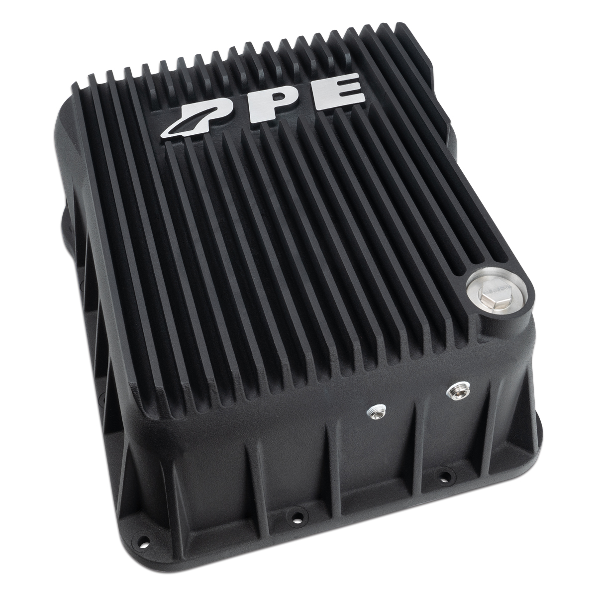 PPE 128051020 - 2001-2019 GM 6.6L DURAMAX W/ ALLISON 1000-2000-2400 SERIES TRANSMISSION HEAVY-DUTY DEEP ALUMINUM TRANSMISSION PAN Black