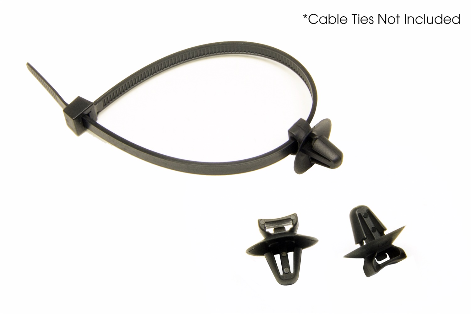 Painless Wiring 72010 - Cable Tie Clips - 1/4in Hole