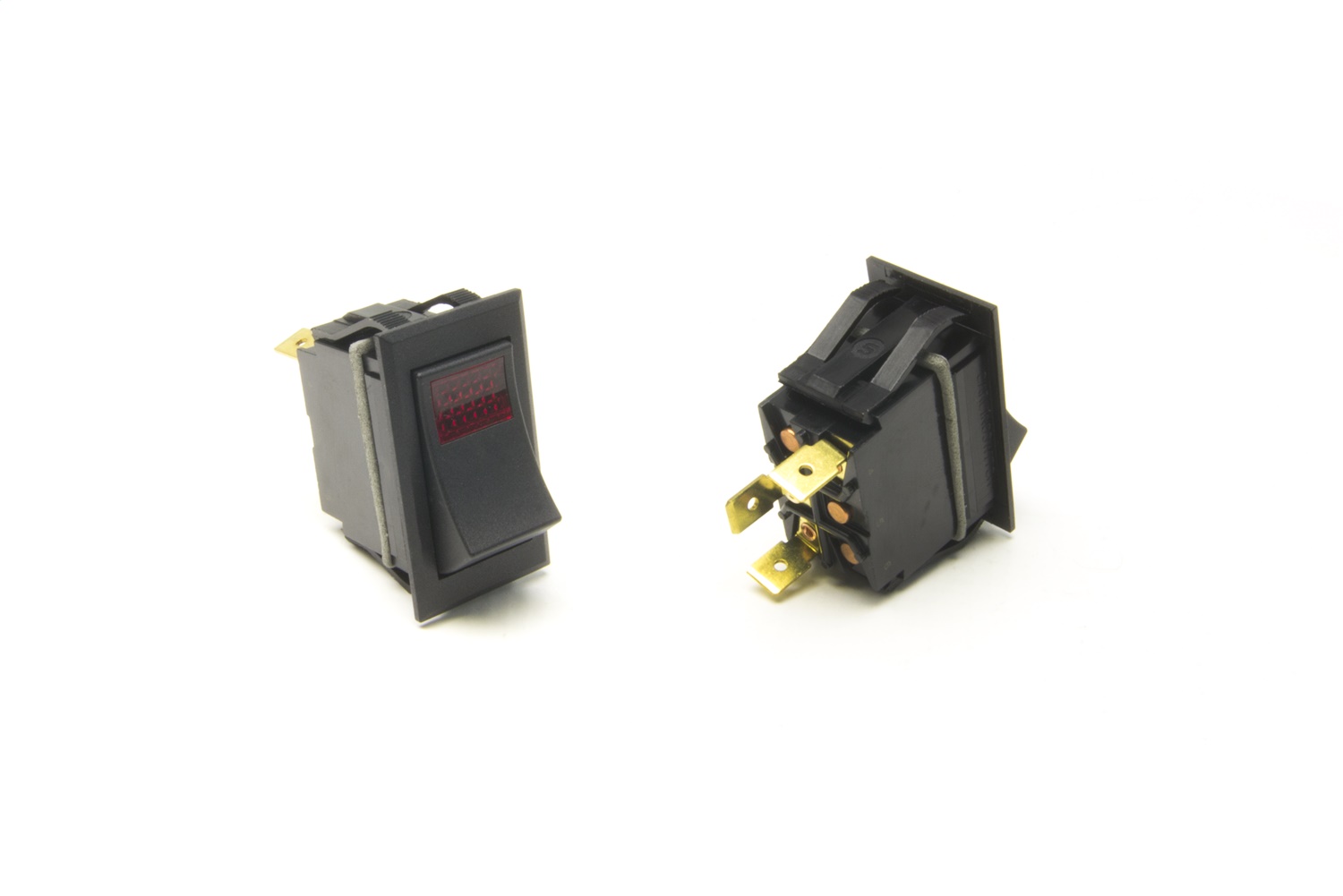 Painless Wiring 80401 - Rocker Switch - On / Off - 12V - Red Lighted - Plastic - Black - Each Painless Wiring 80401 - Rocker Switch - On / Off - 12V - Red Lighted - Plastic - Black - Each
