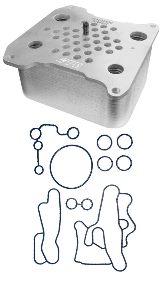PPE 314030410 - Oil Cooler W/ Gasket Kit Ford 6.4L 07.5-10 Diesel PPE 314030410 - Oil Cooler W/ Gasket Kit Ford 6.4L 07.5-10 Diesel