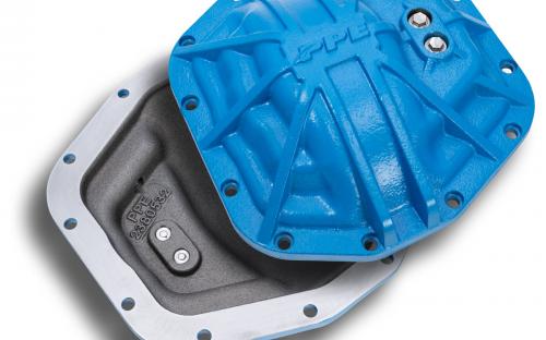 PPE 238053222 - 2018-2023 Jeep JL/JT/Ford Bronco Dana-M220 Heavy-Duty Nodular Iron Rear Differential Cover Blue  Diesel