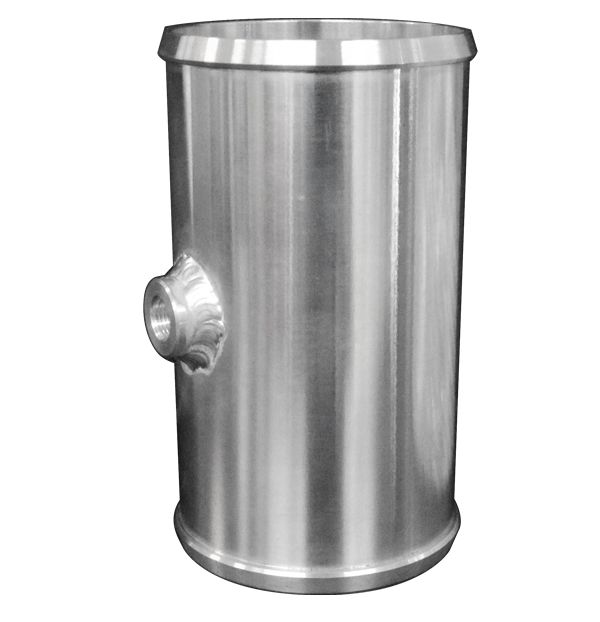 PPE 515900275 - Billet Aluminum Coupler 1/8 Inch Npt 2.75 Inch OD X 5.0 Inch Long  Diesel