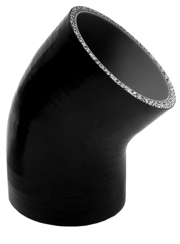 PPE 515353545 - 3.5 Inch 45 Deg 6MM 5-Ply Silicone Elbow  Diesel